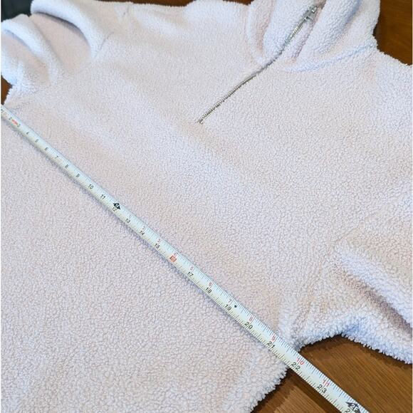 COS Lilac Teddy Fleece Long Sleeve Half Zip High Neck Tunic Dress, size XS - Picture 5 of 7